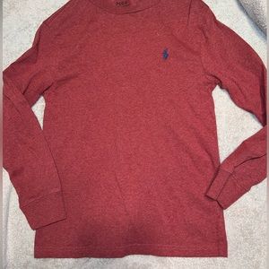 Ralph Lauren shirt, red, long sleeve
